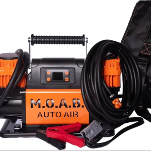 เครื่องอัดอากาศอัตโนมัติพร้อมจอ LCD, ตั้งค่าแรงดันเป้าหมายได้, เครื่องอัดอากาศคู่, เครื่องอัดอากาศออฟโรด 10.6 CFM สำหรับรถยนต์ขับเคลื่อน 4 ล้อ, 150 PSI - Product Image 3