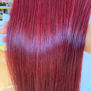 CDYHAIRVN Extensiones de Cabello Natural Vietnamita Liso Extremo Sin Remy Tono Borgoña Personalizado 8 40 Pulgadas de Largo Color de Fábrica - Product Image 2