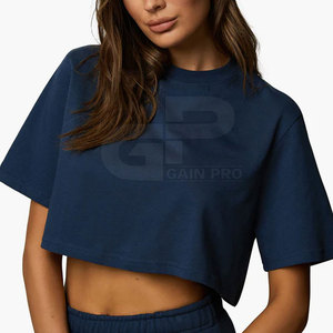Camiseta Corta Informal de Corte Cuadrado para Mujer con Mangas Anchas, Material Suave y Estilo Minimalista para el Día a Día - Product Image 2