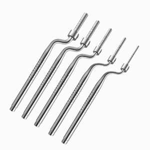 Kit de 6 Osteotomes Manuels pour Sinus Lift, avec Clés en L Angulées, Embouts Concaves et Embouts de Réglage Lucae Mallet, pour Chirurgie Dentaire et Implants - Product Image 4
