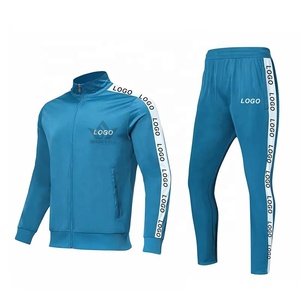 Conjunto Deportivo Rojo para Hombre, Chaqueta con Cierre Completo y Pantalones Jogger, Ropa Deportiva Transpirable de Poliéster de Secado Rápido para Otoño - Product Image 6