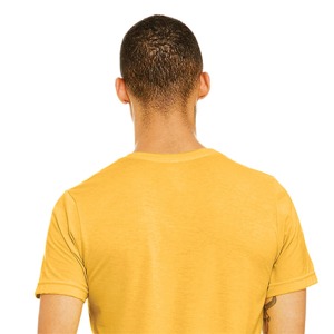 Camiseta de Cuello Redondo para Hombre, de Algodón, Lisa, de Manga Corta, Diseño de Punto para Serigrafía, Uso Casual, Corte Regular, Elegante - Product Image 1