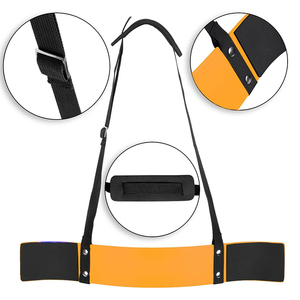Customized Arm Blaster Logo Sports 4 Inch Width Gym Fitness Arm Blaster Rubber Bicep <b>Trainer</b> for <b>Weight</b> Lifting Equipment - Product Image 2