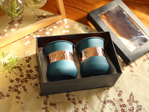 Vaso de Cobre de Lujo, Taza Premium para Agua, Vaso Artesanal para Bebidas, Colección para el Hogar y la Cocina, Acabado Elegante - Product Image 6