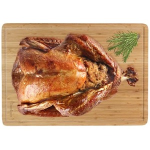 Planche à découper en bois de qualité supérieure, durable, pour la découpe de viande, légumes, fruits, le service et la préparation des aliments - Product Image 6