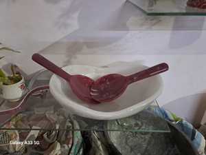 Tazón de Resina Blanco Hecho a Mano para Decoración del Hogar, Tazón Decorativo de Resina de Alta Calidad - Product Image 3