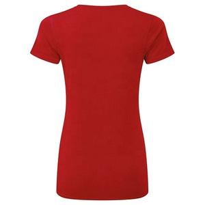 Camisetas de algodón para mujer, diseño de impresión personalizado, camiseta de manga corta de secado rápido, camisetas baratas al por mayor - Product Image 2