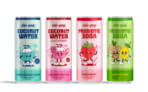 Refresco Prebiótico Zizi-Pop Sabor Fresa 320ml Lata Sin Azúcar - Product Image 3