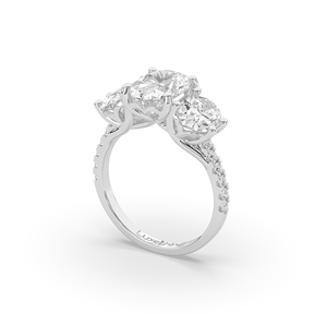 <b>Unique</b> 4.24Ct Oval Brilliant Lab Diamond Ring Lightweight Style 925 Sterling Silver Ring Gold Engagement Jewelry For Anniversary - Product Image 5