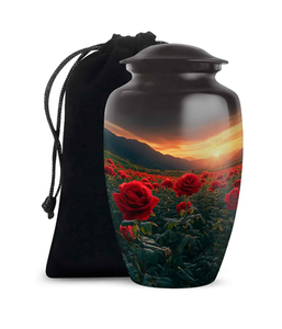Wholesale Metal Cremation Urns for Adult Human Ashes Modern Design Funeral Supplies Casket <b>Memorial</b> <b>Keepsake</b> - Product Image 1