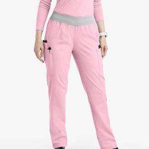 Uniformes de Hospital para Mujer, 90% Poliéster, 10% Elastano, Elásticos, Transpirables, Resistentes, Cómodos, con Múltiples Bolsillos y Cordón Ajustable - Product Image 1