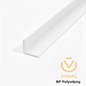 Extruded Rigid PVC L Shape Angle Corner Guard <b>Plastic</b> <b>Edge</b> Trim Profile for Furniture Construction and Wall Protection Use - Product Image 4