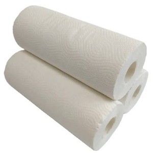 EcoTurtles Exploration Biodegradable Wood Pulp 3 Ply Recyclable Eco-Friendly High Absorbent <b>Kitchen</b> <b>Paper</b> Towel Roll - Product Image 2