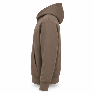 Sudadera con Capucha Oversize de Forro Polar de Poliéster Grueso para Hombre al por Mayor con Bolsillo Canguro, Personalizable, Estilo Urbano, Proveedor OEM ODM - Product Image 5