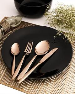 Elegante Juego de Cubiertos Metálicos para Cocina, Cuchara y Tenedor, Utensilios de Comedor Premium para una Presentación Elegante de la Mesa - Product Image 5