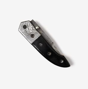 Cuchillo Plegable de Acero de Damasco Hecho a Mano, Cuchillo de Bolsillo Personalizado con Mango de Madera para Uso Táctico al Aire Libre, Suministro al por Mayor - Product Image 5