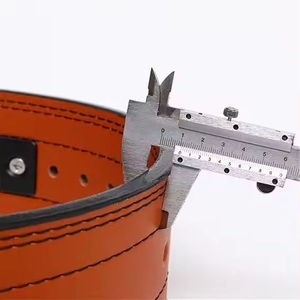 Leather <b>Weight</b> Lifting <b>Belt</b> Adjustable Waist Support Buckle Closure Strength <b>Training</b> Gym <b>Belt</b> Unisex - Product Image 5