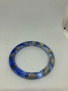 Elegant Wide Resin <b>Bangle</b> <b>Bracelet</b> With Glitter Finish Modern Fashion Accessories For Women Everyday Style - Product Image 3