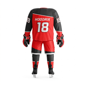 Wholesale Ice Hockey Jersey Sublimated Moisture Wicking <b>Mesh</b> Practice Uniform Custom Logo Number Supplier Set Kit <b>Top</b> Fit New Up - Product Image 3
