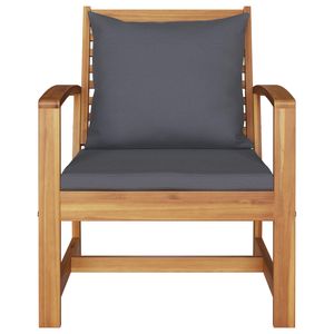 Sedie da Giardino in Teak 25.59 X 23.62 X 30.12 Pollici, Arredamento da Esterno Durevole, Stile Contemporaneo, per Uso su Pavimenti Duri - Product Image 6