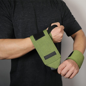 Most Demanded Heavy Duty Soft Adjustable Non-Slip Wrist Support Customizable Durable Rubber Unisex Wrist <b>Wraps</b> for Fitness - Product Image 5