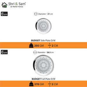 Juego de vajilla de acero inoxidable de doble pared de 40 piezas económico con capacidad láser para 6 personas - Product Image 2