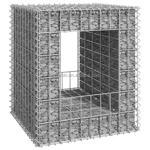 Istinat duvarları 2*1 * 1Metal dekoratif tel örgü çit satılık galvanizli kaynaklı gabion kutusu taş kafes sepeti - Product Image 4