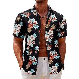 2026 New Arrival Men Beach Shirts Stylish Street Fashion Bulk Supply Summer Wear Beach Shirts For Men - Product Image 1