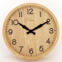 Horloge murale mécanique en bois au design unique avec affichage à aiguilles pour salon et décorations de mariage