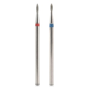 BAFA SURGICAL INSTRUMENTS Juego de 10 fresas de diamante para uñas, brocas ergonómicas manuales para manicura, accesorio para limpieza de cutículas - Product Image 1