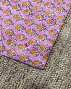 Tela de Algodón Suave con Diseño Floral Estampado a Mano Estilo Indio para Ropa de Verano, Estilo Africano, Confección Artesanal - Product Image 2