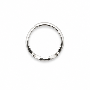 Anillo Doble Ovalado de Plata de Ley 925 para Mujer con Circonita Cúbica, Minimalista, Moderno, Elegante, Acabado Pulido, para Uso Diario - Product Image 4