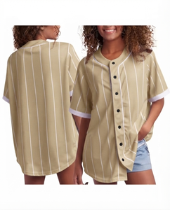DROGEN EXPORT Custom Design Woman's <b>Baseball</b> Jersey Wholesale Teamwear Sport Breathable 100% Polyester Mesh Tie-Dyed Front - Product Image 1