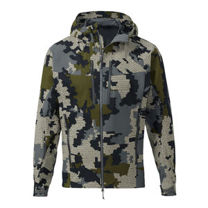 Veste de chasse imperméable et respirante pour homme, à capuche, pour l'été, vêtements de terrain, camouflage forestier - Product Image 1