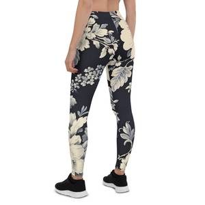 Premium Quality Elastic Waist Gym Workout Yoga Sports <b>Leggings</b> New High Performance Plain Plaid Yoga Pants <b>with</b> <b>Lace</b> - Product Image 3