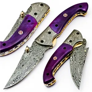 Карманный складной нож для кемпинга из нержавеющей стали с логотипом на заказ, охотничий складной нож, профессиональные ножи