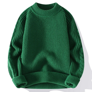 Suéteres de Punto para Hombre, Suéteres con Cuello Redondo y Diseño de Patchwork, Pullovers de Punto, Ropa Casual para Hombre - Product Image 6