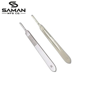 Mango de Bisturí Quirúrgico BP de Acero Inoxidable Reutilizable, Instrumento Médico para Uso Profesional en Cirugía - Product Image 4