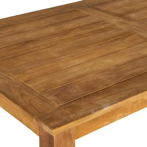 Luxury Modern Reclaimed Teak <b>Wood</b> Rectangle Waterproof Durable Expandable <b>Extendable</b> Outdoor <b>Dining</b> <b>Table</b> 180x90cm Eco-Friendly - Product Image 4