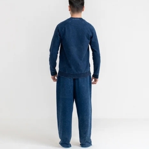 Jeans en denim Nirben |   Nouveau pantalon décontracté pour homme, style américain rétro, coupe droite et large, délavé, pour l'automne - Product Image 3