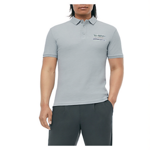 Camisa Polo Personalizada para Hombre, Cuello Camisero, Manga Corta, Color Sólido, Ropa de Trabajo Informal, Logotipo Bordado, Texto, Peso de la Tela 200 Gramos - Product Image 3