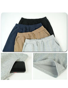 Shorts en molleton de coton premium pour hommes, vêtements décontractés, fabrication sur mesure - Product Image 3