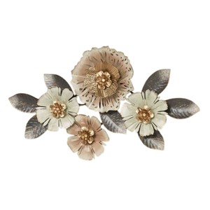 Wholesale Manufacturer Modern Gold Floral Iron <b>Wall</b> Decoration High-Quality 3D Metal Art Sculpture for Office & Hotel <b>Wall</b> <b>Decor</b> - Product Image 6