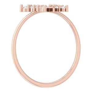 แหวนเพชรทรงกลมตัดรูปผีเสื้อแหวนทองคำแท้ขายส่งแหวนอัญมณีล้ำค่าของขวัญวันเกิดเครื่องประดับเงินแฟชั่น - Product Image 4