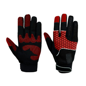 High Heavy Duty Reinforced Industrial Safety Gloves Anti-Vibration Cut Resistant Mechanic Work Gloves Synthetic Leather Amara - Product Image 3