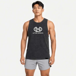 เสื้อกล้าม Lifting Infinite ผ้าเจอร์ซีย์คอตตอน 100% คอกลม ทรงลำลอง ใส่ได้ทุกเพศ ระบายอากาศดี ทรงปกติ ใส่ได้ทุกฤดู สไตล์สปอร์ต พิมพ์ลาย - Product Image 5