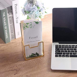 Beautifully Hand Crafted <b>Card</b> Holder Made From High Quality And Glass For Hotel And Office Decoration In Bulk For Export - Product Image 1