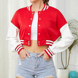 Custom Breathable Quick-Dry <b>Varsity</b> <b>Jackets</b> for Women with Sports Style Stylish College <b>Girls</b> Design Winter Wool/Viscose Shell - Product Image 4