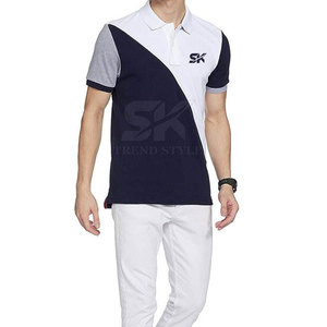 Polo de Diseño Moderno para Hombre, Bicolor, Liso, de Primera Calidad, Precio Económico, 100% Algodón, Transpirable - Product Image 4