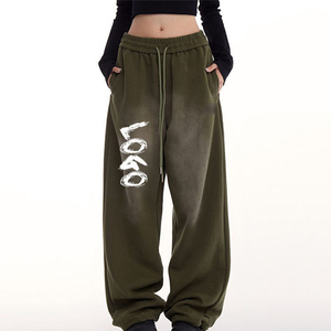 Proveedor de pantalones deportivos para mujer al por mayor |   Fabricante de pantalones deportivos con bolsillos con cremallera para mujer |   tendencia de pantalones deportivos de lana para mujer en invierno - Product Image 2